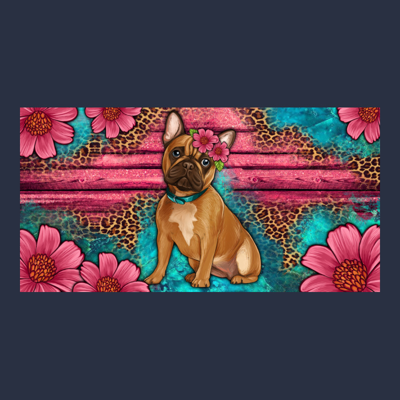 French Bulldog Floral License Plate Heavyweight Sweatshirt by Artiststas | Teevron