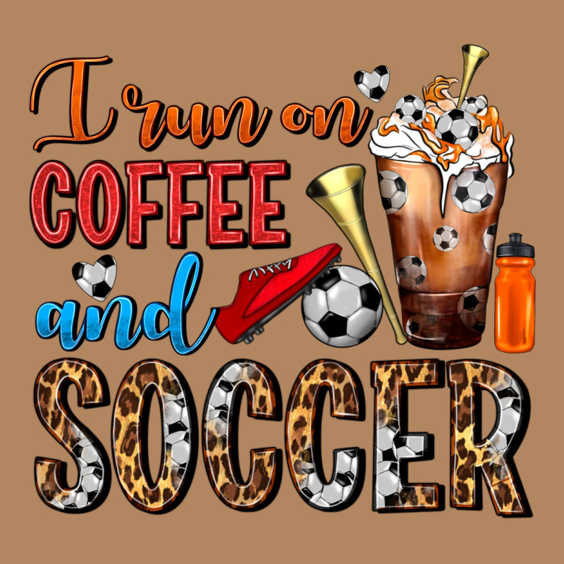 I Run On Coffee And Soccer Frappe Long Sleeve Tee by FaDigitalArtStudio | Teevron