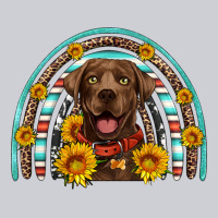 Chocolate Labrador Rainbow Heavyweight Sweatshirt | Teevron