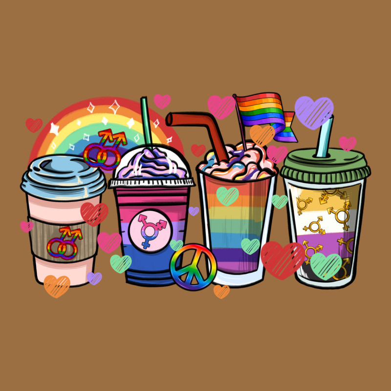 Lgbtq Coffee Cups Vintage Tee by HowdyJamesFarm | Teevron