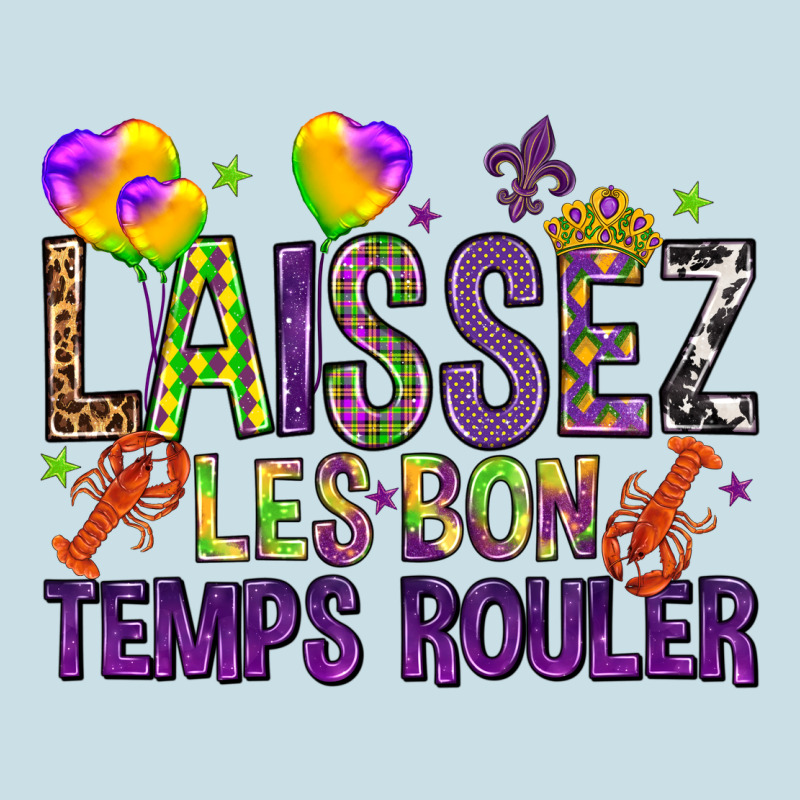 Loissez Les Bon Temps Rouler With Balloon Ladies Tee by HowdyJamesFarm | Teevron