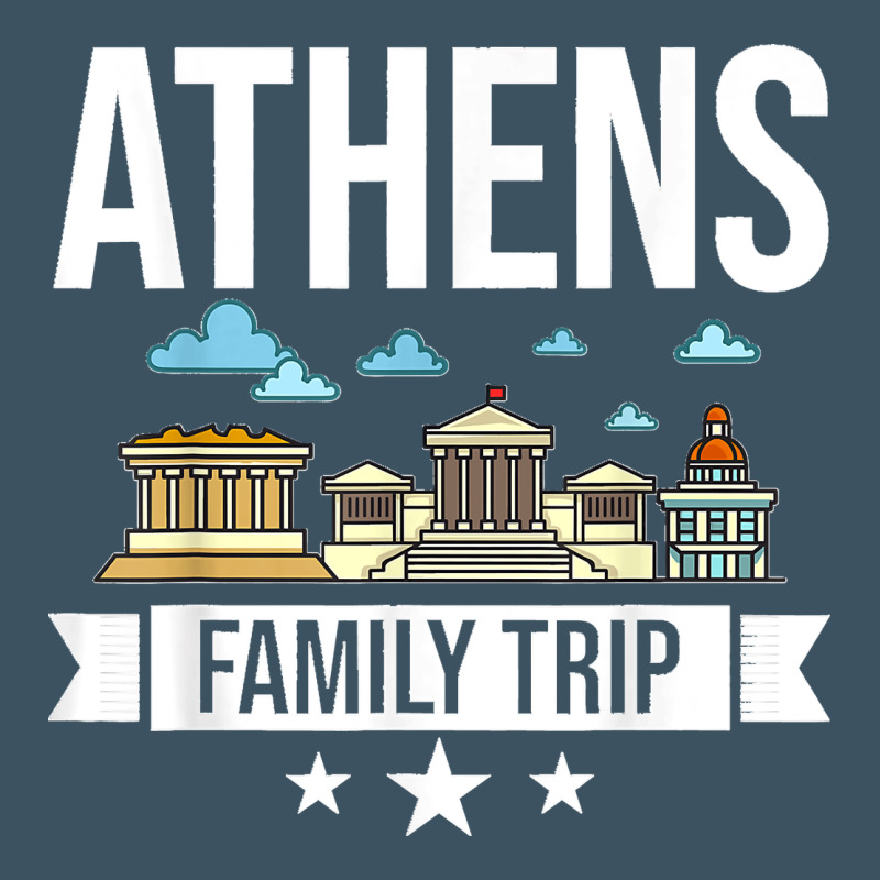 Athens Greece City Trip Skyline Map Travel Urban Heavy Tee by maiPhamDesign | Teevron