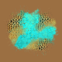 Turquoise Leopard Patch Vintage Tee | Teevron