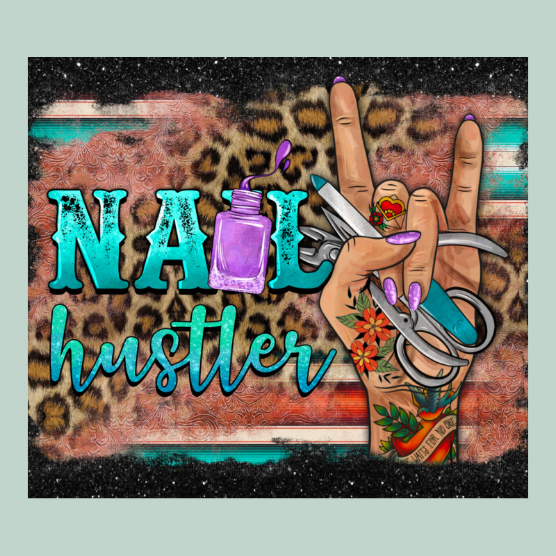 Nail Hustler Tumbler Zipper Hoodie by BarkalooDesign | Teevron