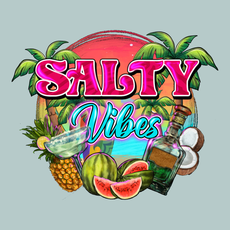 Salty Vibes Summer Heavy Core Tee by NancyCooperArtShop | Teevron