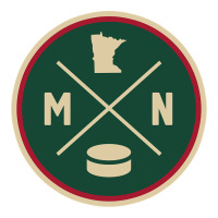 Classic Minnesota Hockey MN Outline Pullover Hoodie | Teevron