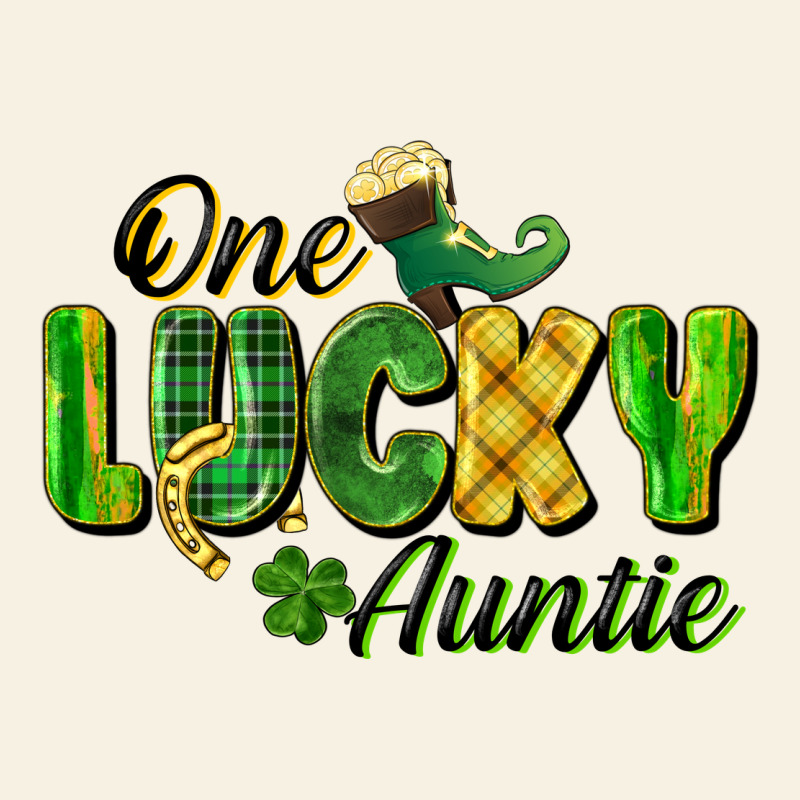 One Lucky Auntie St. Patrick's Day Vintage Tee by CowGirlArtShop | Teevron
