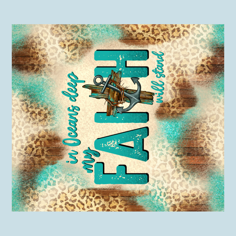 Faith With Cross Ladies Tee by TumblerDesignByShophia | Teevron
