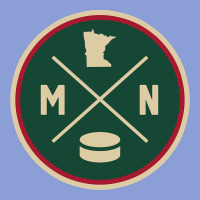 Classic Minnesota Hockey Mn Outline Pullover Hoodie Long Sleeve Tee | Teevron