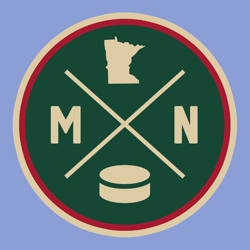 Classic Minnesota Hockey Mn Outline Pullover Hoodie Long Sleeve Tee by maiPhamDesign | Teevron