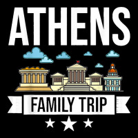 Athens Greece City Trip Skyline Map Travel Long Sleeve Tee | Teevron