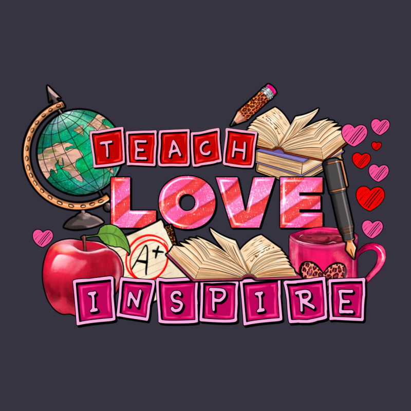 Valentine's Day Teach Love Inspire Vintage Hoodie by FaDigitalArtStudio | Teevron