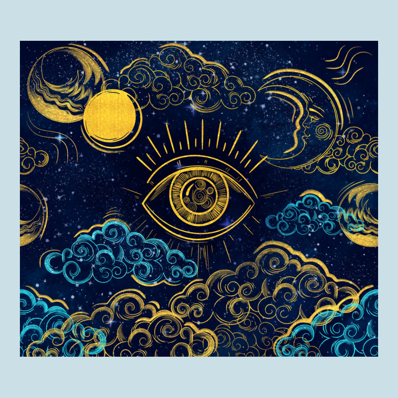 Evil Eye Moon Ladies Tee by TumblerDesignByShophia | Teevron