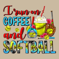 I Run On Coffee And Softball Frappe Long Sleeve Tee | Teevron