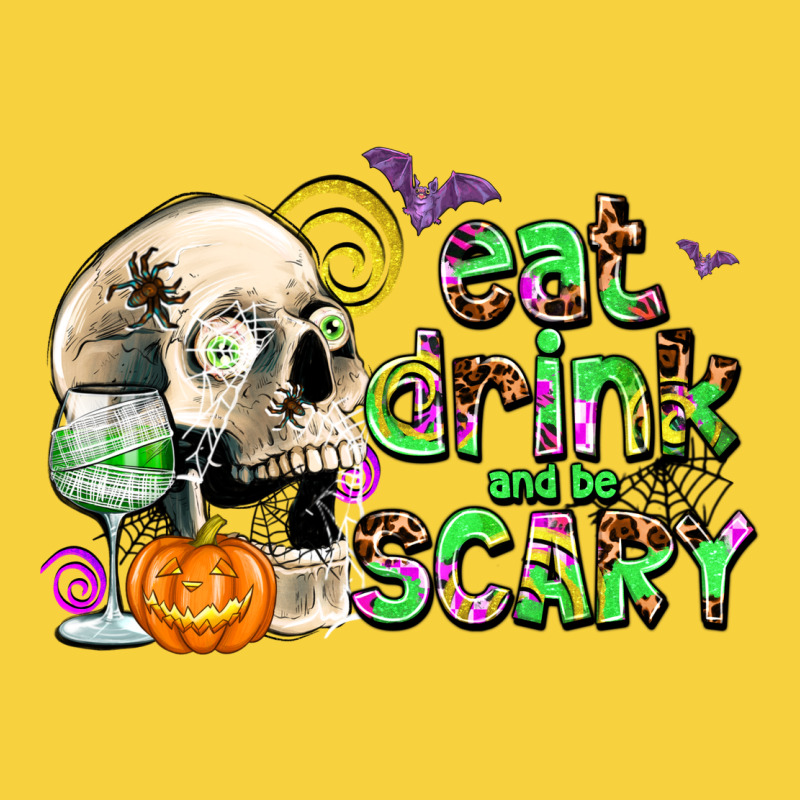 Eat Drınk And Be Scary Premium Sweatshirt by AdoDesignShop | Teevron