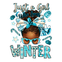 just a girl who loves winter afro messy bun | Teevron