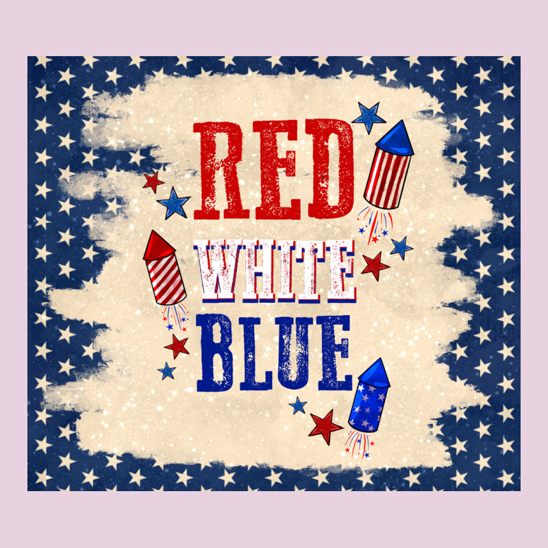 Red White Blue Ladies Tee by TumblerDesignByShophia | Teevron