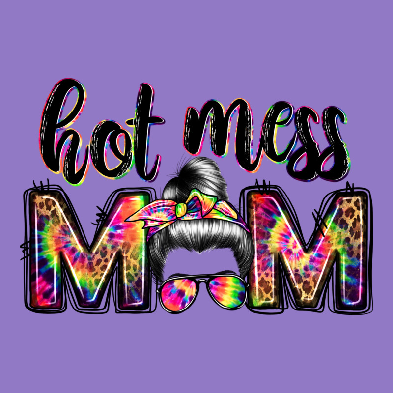 Hot Mess Mom Messy Bun Urban Hoodie by JahusDesignShop | Teevron