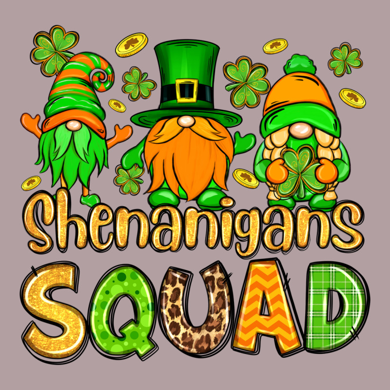 St. Patrick's Shenanigans Squad Gnomies Vintage Hoodie by OliviaCreatesArt | Teevron