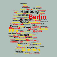 Germany Map Silhouette Towns Cities Flag Berlin Travel T Shirt Heavyweight Hoodie | Teevron