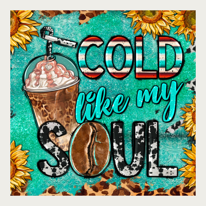 Cold Like My Soul  Mug Coaster Zipper Hoodie by BarkalooDesign | Teevron