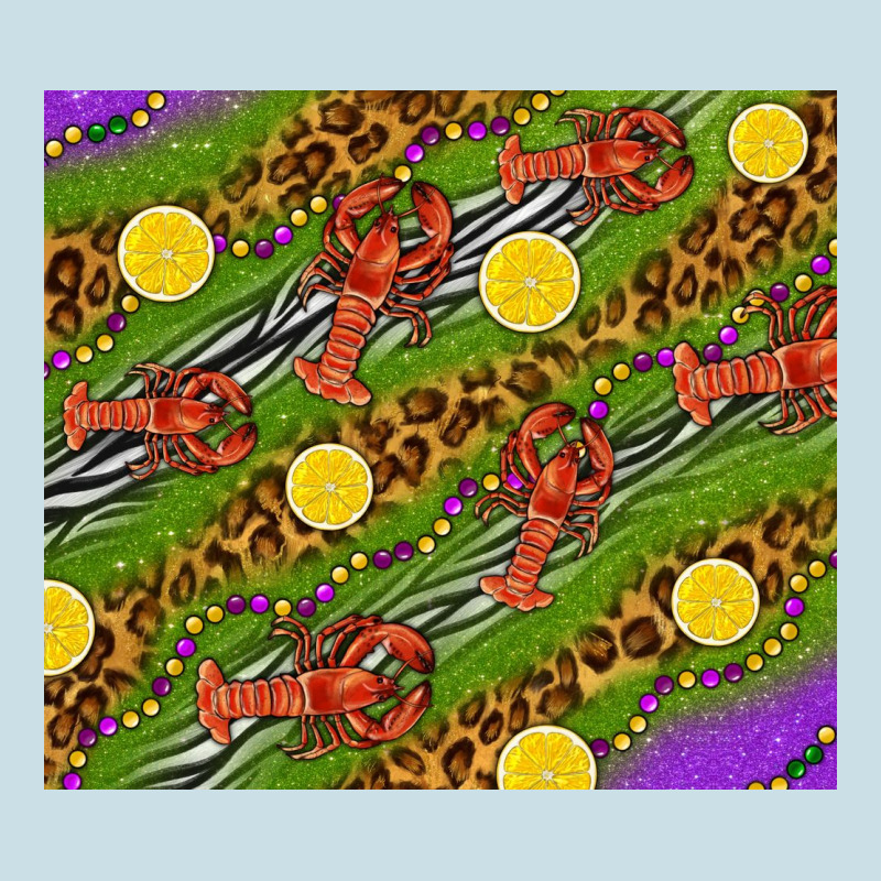 Mardi Gras Crabs And Lemons Tumbler Ladies Tee by HowdyJamesFarm | Teevron