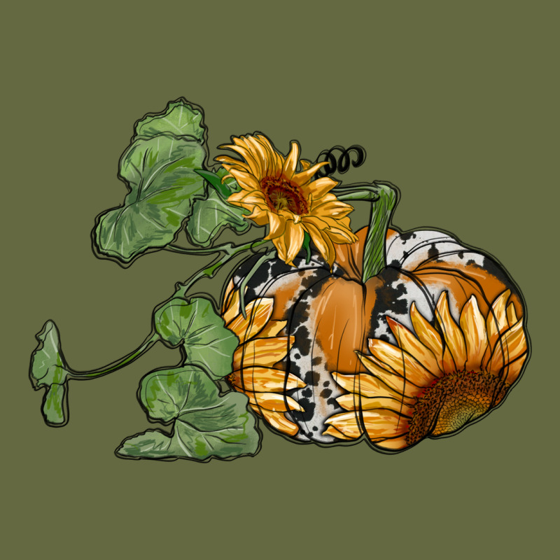 Sunflower Pumpkin Long Sleeve Tee by RanaPortraitStore | Teevron