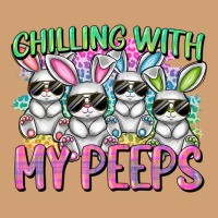 Chilling With My Peeps Easter Bunnies Vintage Tee | Teevron