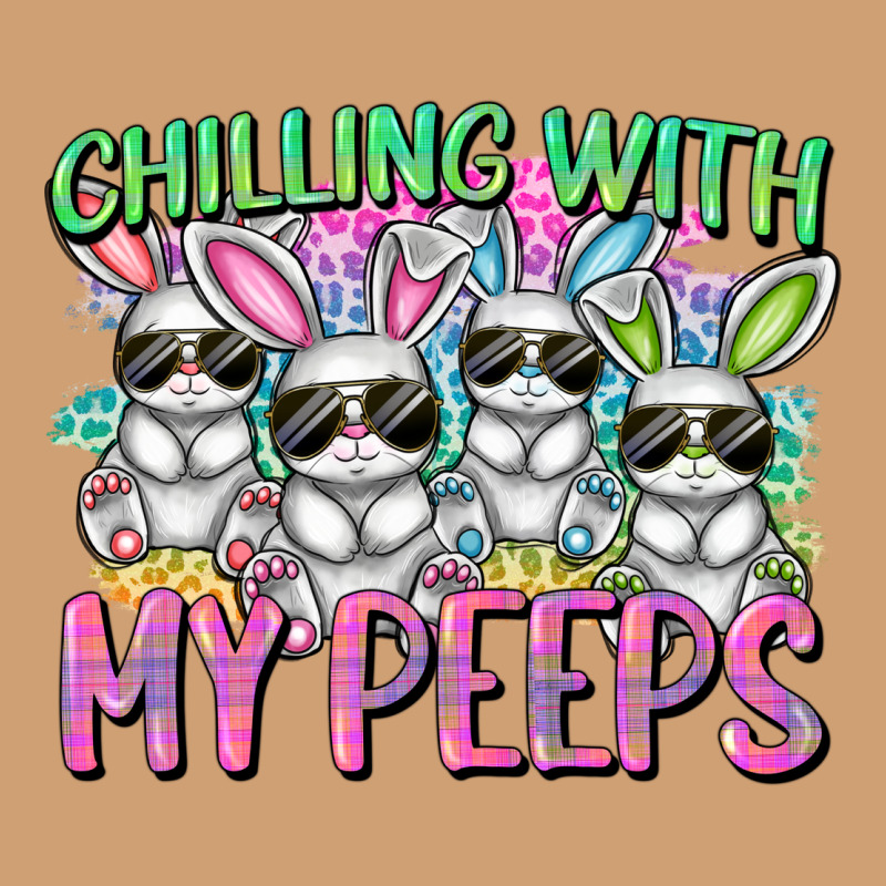 Chilling With My Peeps Easter Bunnies Vintage Tee by CowGirlArtShop | Teevron