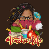 Afro Woman Teacher Life Heavy Core Tee | Teevron