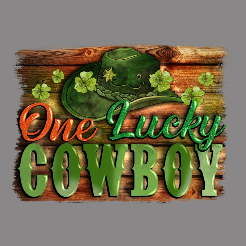 One Lucky Cowboy St. Patrick's Day Vintage Tee by CowGirlArtShop | Teevron