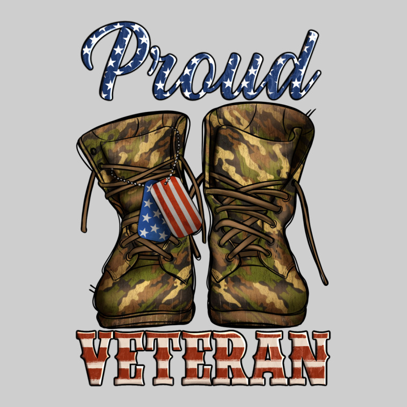 Proud Veteran Camo Shoes Premium Tee by Jasminsmagicworld | Teevron