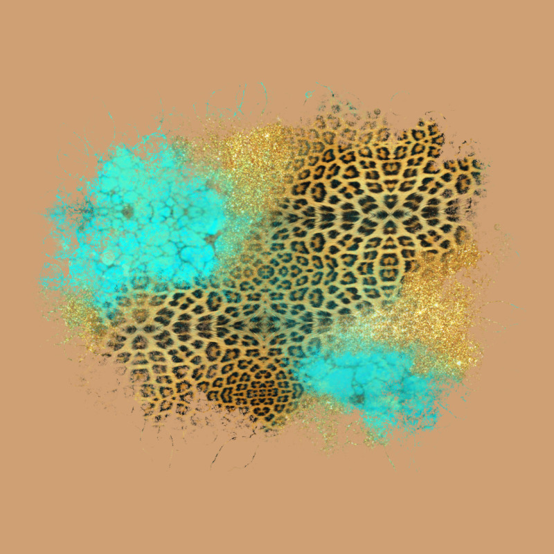 Turquoise Leopard Patch Vintage Tee by Jasminsmagicworld | Teevron