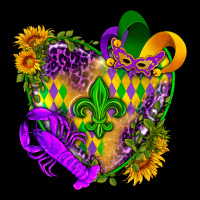 Mardi Gras Heart Ladies Tee | Teevron