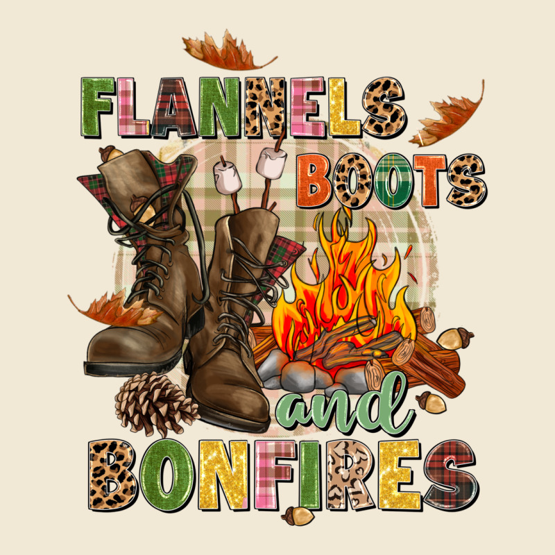 Flannels Boots And Bonfires Premium Tee by NancyCooperArtShop | Teevron