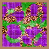 Mardi Gras Leopard Seamless Pattern Long Sleeve Tee | Teevron