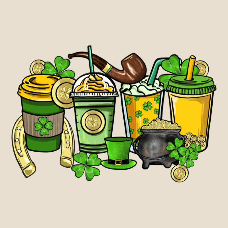 St. Patrick's Day Coffee Cups Urban Heavy Tee by HowdyJamesFarm | Teevron