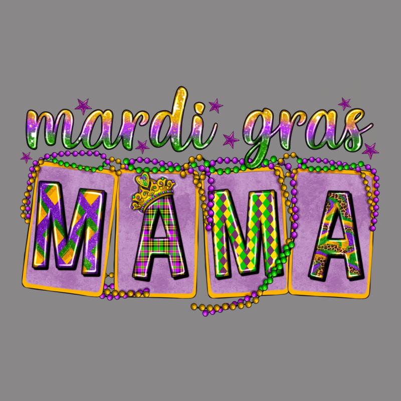 Mardi Gras Mama With Beads Mother's Day Vintage Tee by HowdyJamesFarm | Teevron