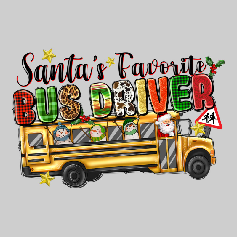 Santas Favorite Bus Driver Premium Tee by texasbilliewilder | Teevron