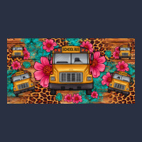School Bus Leopard Gemstone License Plate Heavyweight Sweatshirt | Teevron