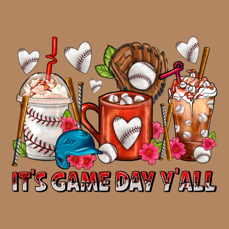 It's Game Day Y'all Baseball Coffee Cups Long Sleeve Tee by FaDigitalArtStudio | Teevron