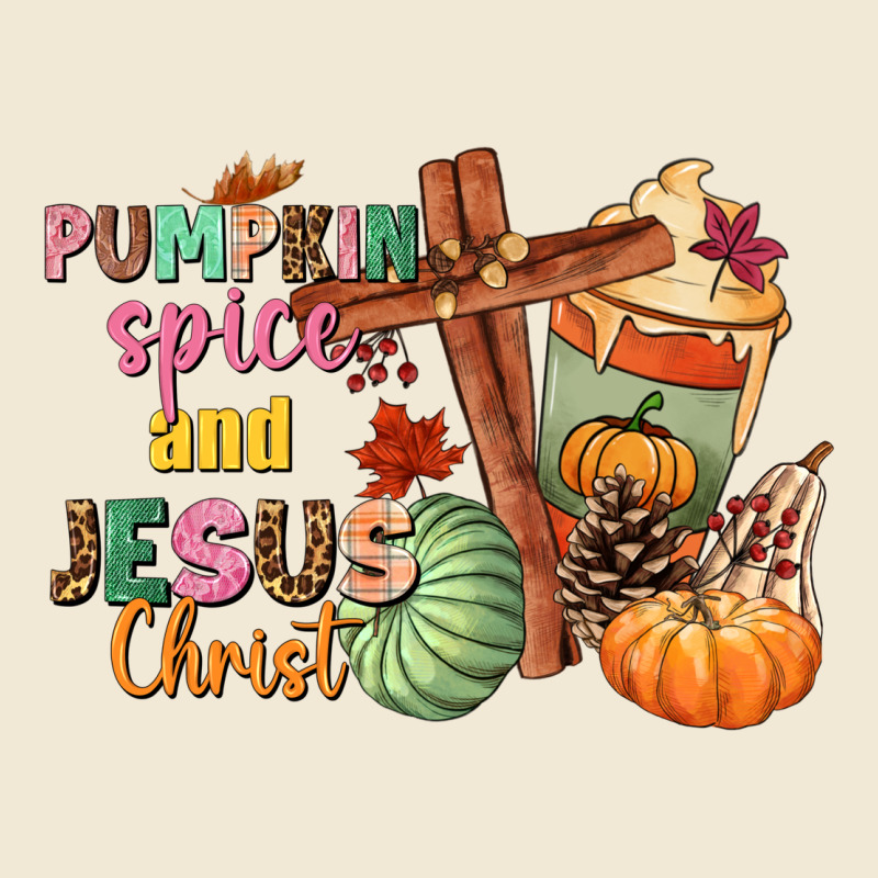 Pumpkin Spice And Jesus Christ Premium Tee by NancyCooperArtShop | Teevron
