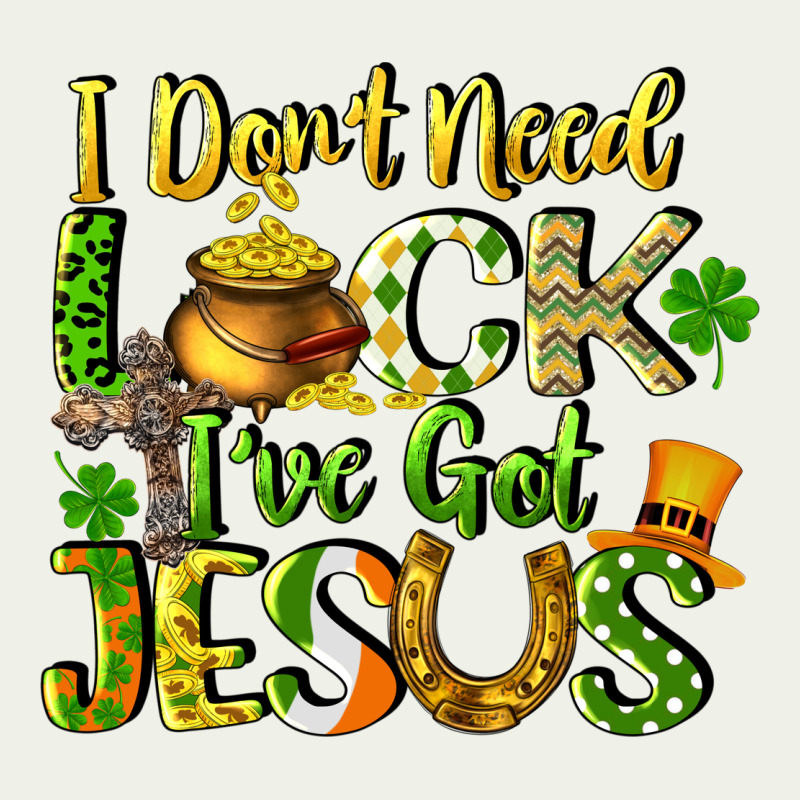I Don't Need Luck I've Got Jesus Urban Heavy Tee by CowGirlArtShop | Teevron