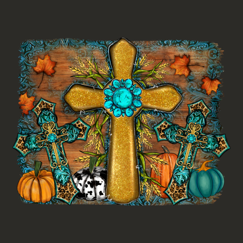 Fall Gemstone Cross Heavy Core Tee by RanaPortraitStore | Teevron