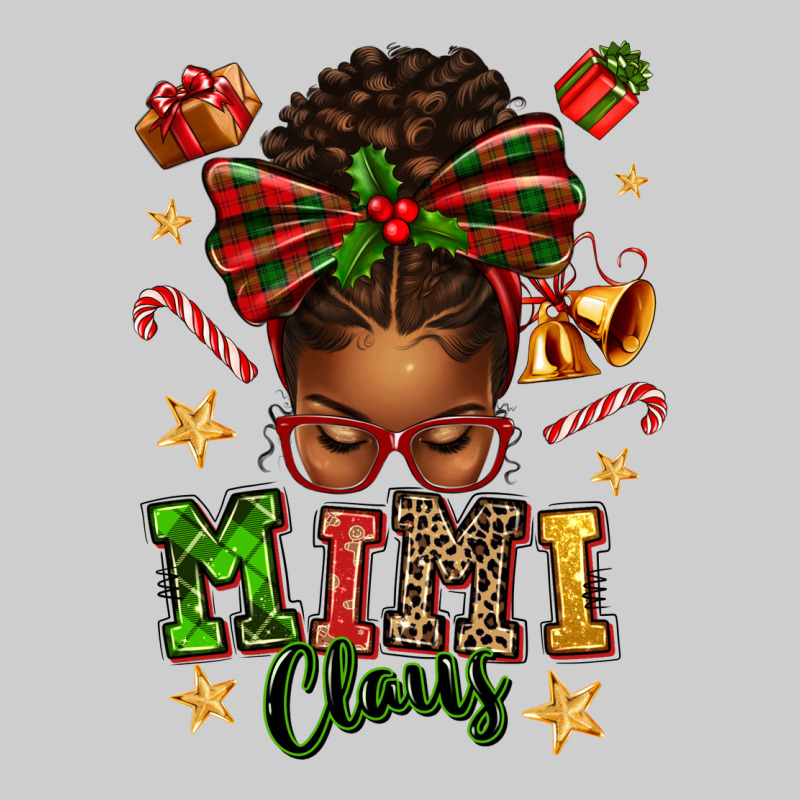 Mimi Claus Afro Messy Bun Premium Tee by texasbilliewilder | Teevron