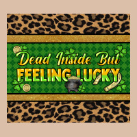 Dead Inside But Feeling Lucky 20oz Skinny Tumbler Urban Heavy Tee | Teevron