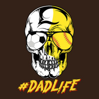 Dad Life Sugar Skull For Soccer Softball Halloween Costume Heavy Core Tee | Teevron