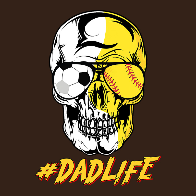 Dad Life Sugar Skull For Soccer Softball Halloween Costume Heavy Core Tee by maiPhamDesign | Teevron