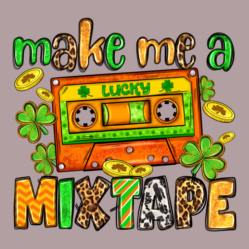 Make Me A Mixtape St. Patrick's Day Vintage Hoodie by OliviaCreatesArt | Teevron