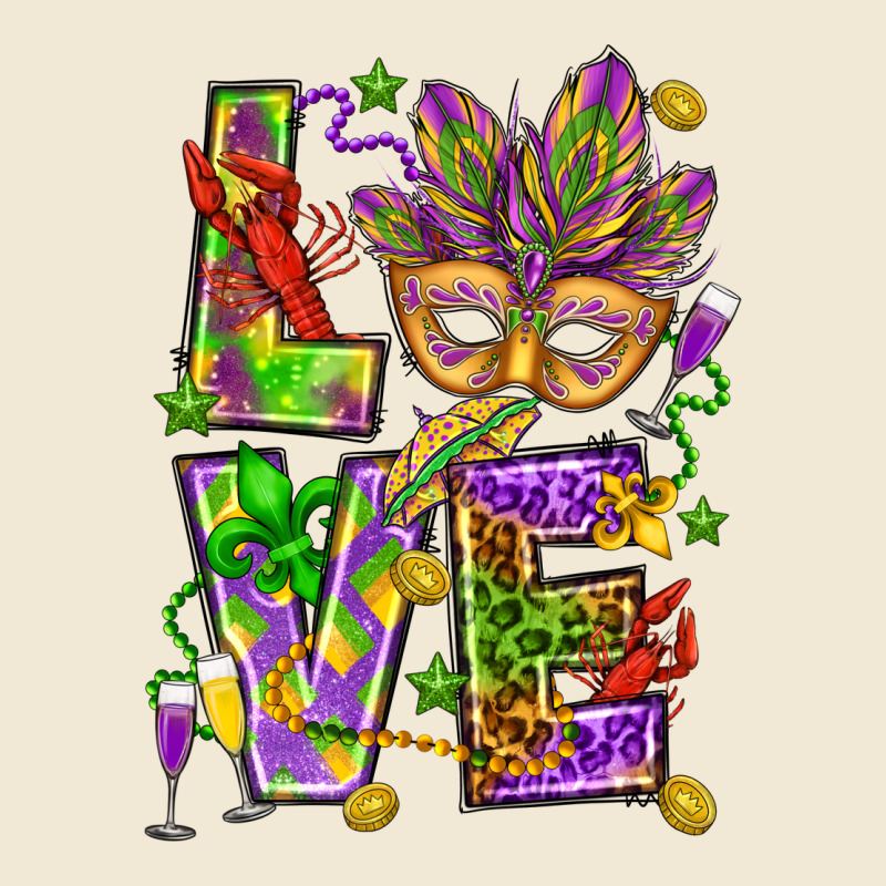 Mardi Gras Love Ladies Tee by HowdyJamesFarm | Teevron